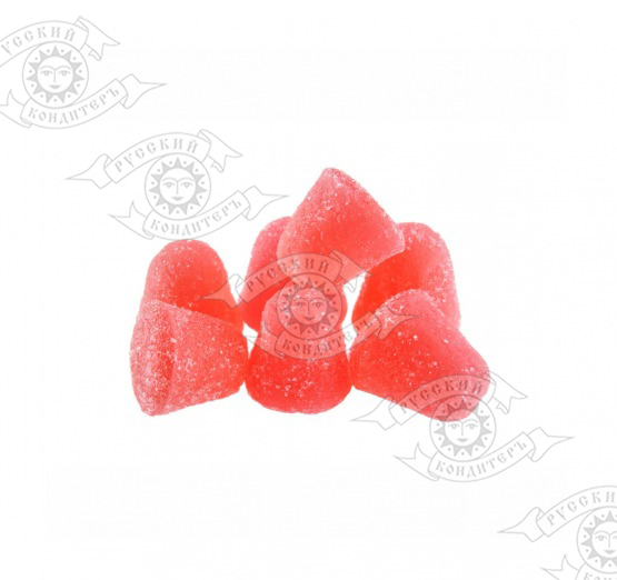 Мармелад желейный формовой в форме ягоды с ароматом клюквы