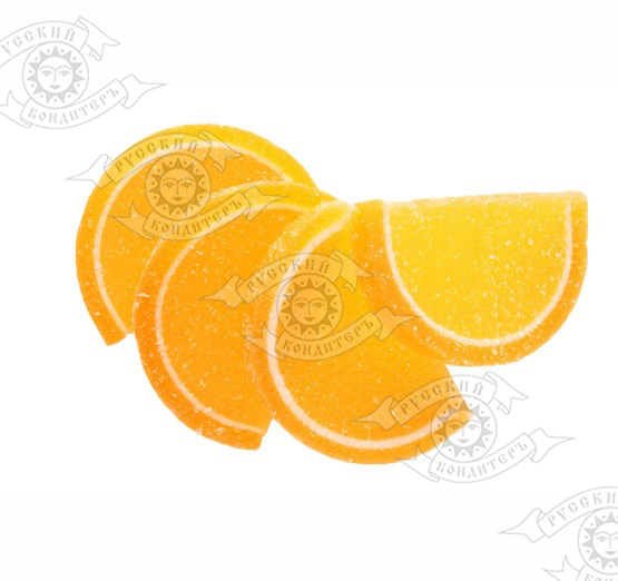 Мармеладные дольки "Фруктовый нектар" с ароматом апельсина